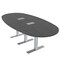 Skutchi Designs 45 in W, 96 in L, 29 in H, Engineered Wood Top, Grey HAR-BOVL-46X92-T-ELEC-ASIANNIGHT - alternate 1